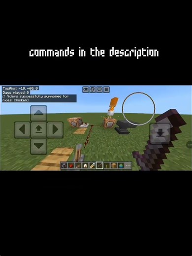 how to summon a chicken jockey in Minecraft bedrock