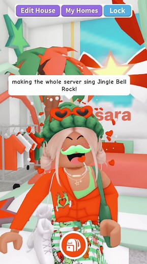 Jingle Bell Rock Performance in Adopt Me on Roblox