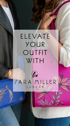 Elevate your outfit with the Sara Miller London handbag collection. Which handbag will go under your tree? | Sara Miller London