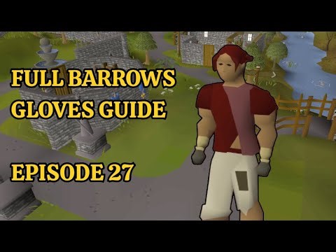 BARROWS GLOVES Full Route (Iron/Hardcore) Ep. 27 - Desert Treasure, Barrows Gloves, HCIM Death