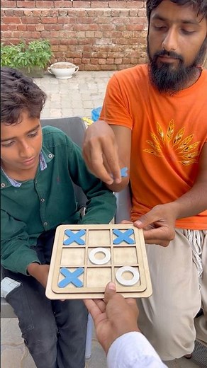 TIC TAC TOE GAME 😨🙌 #shorts #shortvideo #domino