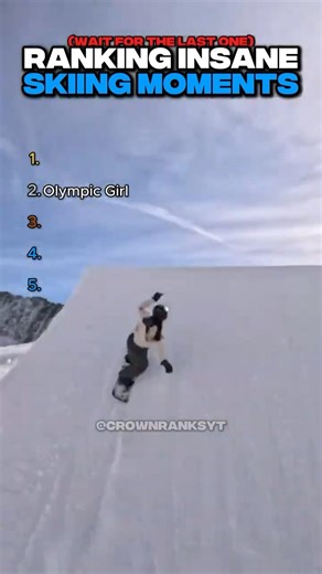 Ranking insane skiing moments 🎿