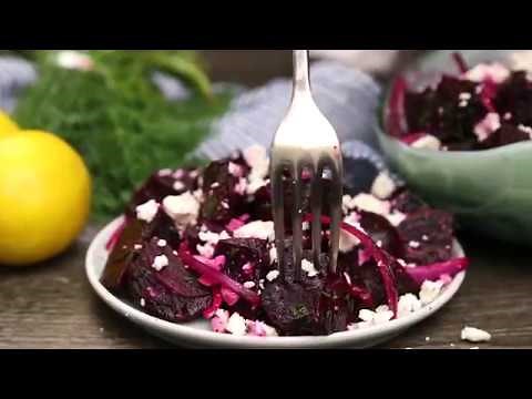 Beet Salad Recipe with Feta and Dill