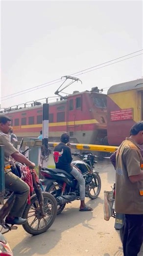 Extreme Furious Train Crossing Scene #shorts