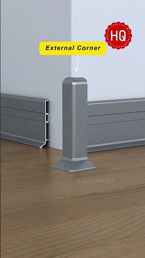 Aluminum baseboard installation #interiordesign #walldesign #home #wall