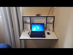 HOW TO MAKE A FLOATING FOLDING DESK