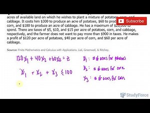 📚 How to setup the initial simplex tableau