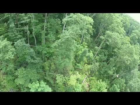Aerials of The Gorge Zipline