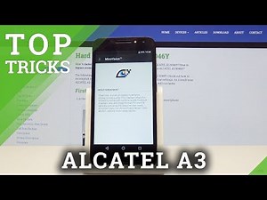 Top Tricks ALCATEL A3 - Useful Features / Hidden Options