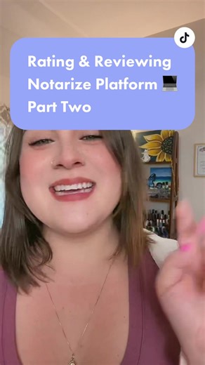 Rating & Reviewing the most popular RON platfrom: Notarize part two ✨ #notarizeplatform #notarize #remoteonlinenotary #remotenotarytok #remotenotarytips #remotenotaryplatforms #notarypublic #notarybusiness #notarytiktok #loansigningagent