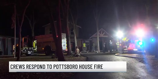 Fire at Pottsboro home possibly due to propane tank explosion, officials say