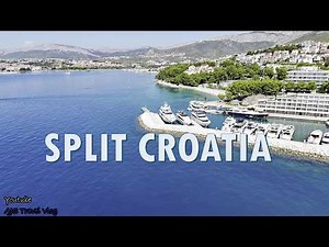 [4K] 🇭🇷 Split Croatia Drone View | Podstrana | Summers | Ocean | Turquoise water beach Adriatic sea