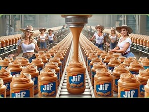 Inside the Jif's Peanut Butter Factory | From Raw Peanuts to Millions of Jars (Full Process)