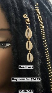 Transform your tresses into a masterpiece! ✨ Our Cowrie Shell Hair Jewelry is the perfect accessory for weddings, locs, braids, and sisterlocks. 🌊 Bohemian Style 💫 Fashionable & Unisex 🌟 Elegant Zinc Alloy 🐚 Beautiful Bone Detail For just $24.99 (was $29.99), you can add a touch of sparkle to any occasion! Don't miss out—this discount ends soon! Grab yours now: https://ssdlr.shop/l/6f7a3055 #HairJewelry #CowrieShell #BohoChic #Weddings #HairAccessories | What Naturals Love
