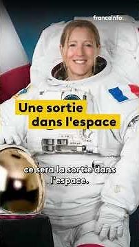 A French woman will float in space