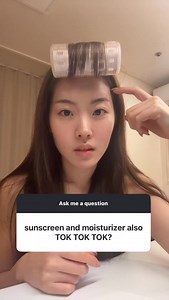PART 54 | sunscreen and moisturizer also tok tok tok ??? many people ask me so I made video 😄😄 #koreanskincare #skincareroutine #sunscreen #moisturizer #toktoktok | Min Day Lee