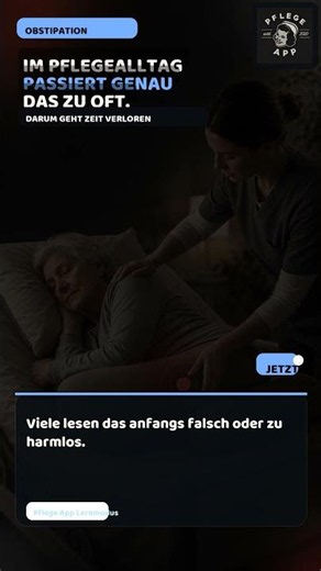 Was in den ersten Minuten bei Obstipation zählt