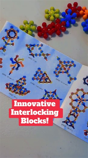 Creative Snowflake Building Blocks for Kids