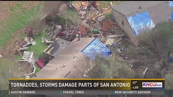 Tornadoes rip through San Antonio on President's Day