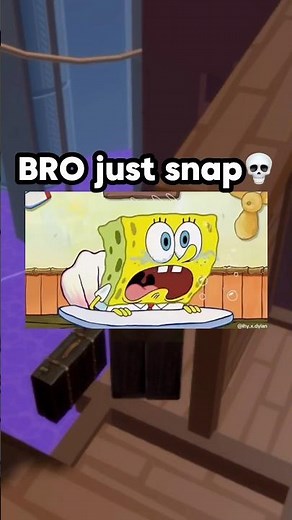 SpongeBob’s Crashouts Were Actually Valid #shorts #roblox #cartoon