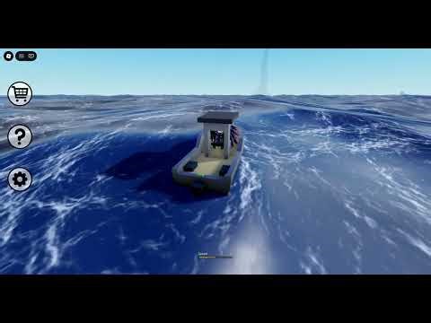 doing disaster ocean on roblox
