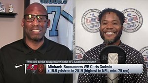 Who will be the best receiver in the NFC South this season? 🏈 Michael Robinson is looking at #14 in Tampa Bay 👇 📺: NFL Total Access | NFL Network