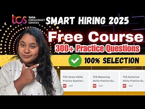 TCS Smart Hiring 2025 Preparation Guide|TCS Exam Course |100% Selection ✅|Free course