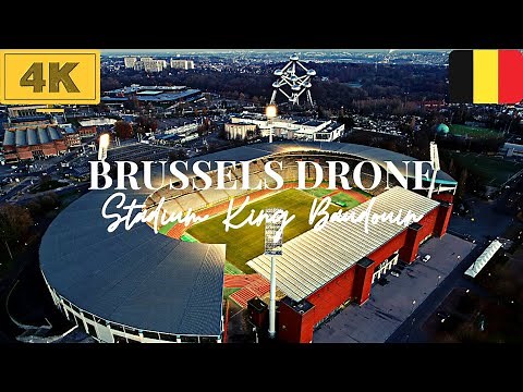 Aerial view of King Baudouin Stadium || Brussels, Belgium 2022