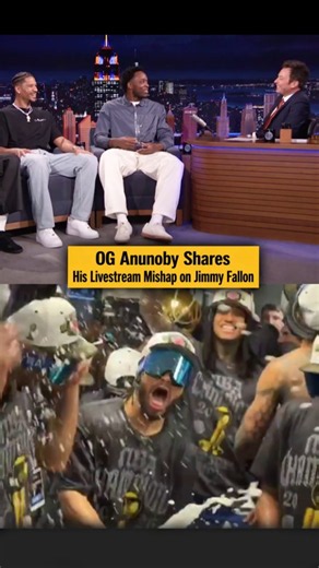 OG Anunoby Explains Viral Livestream Mishap on Jimmy Fallon After Championship Win Knicks vs Spurs