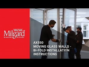 AX550 Moving Glass Walls - Bi-Fold Installation Instructions