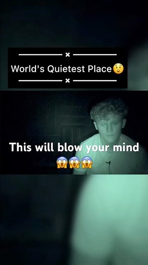 Surviving the World's Most Silent Room🤯 😳