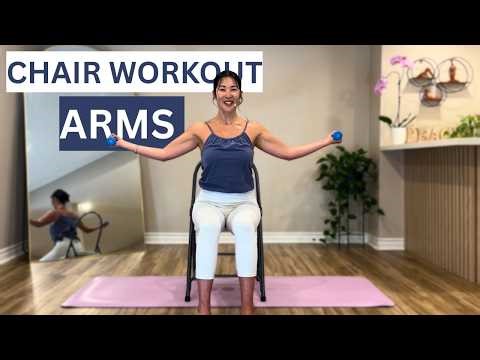 💪🏻Chair Arm Workout | 10 Min Strength Routine