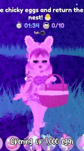 Opening 5,000 exp eggs in royale high! #royalehigh #royalehighvideos #roblox #easter #rh