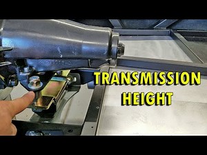 Factory Five 33 Hot Rod V2 Build - Transmission Height