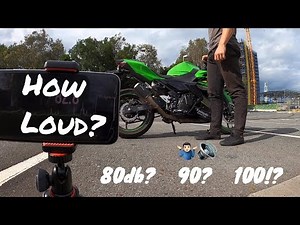 How LOUD is my Ninja 400 exhaust?