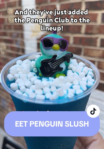 Adorable EET Penguin Slush at Disney Springs