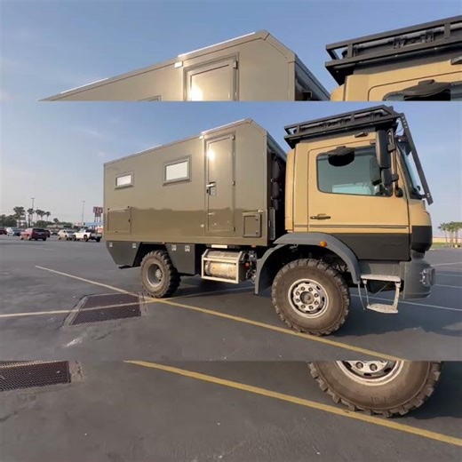 What a camper Mercedes how awsome.