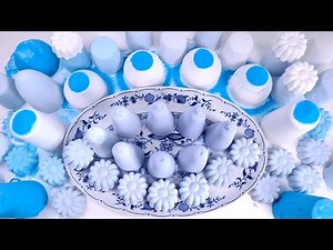 Baking Soda Crushing ASMR | Powder Play 💙🩵