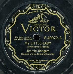 Jimmie Rodgers - My Little Lady / You And My Old Guitar
