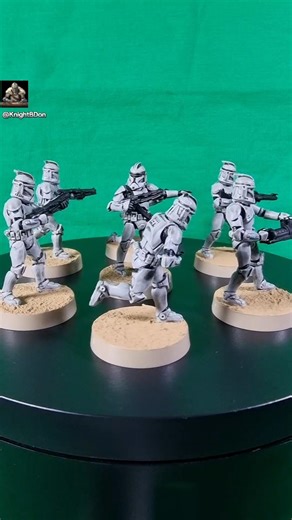 Star Wars Legion Phase 1 Clone Troopers #starwars #starwarslegion #starwarscommunity #fypシ