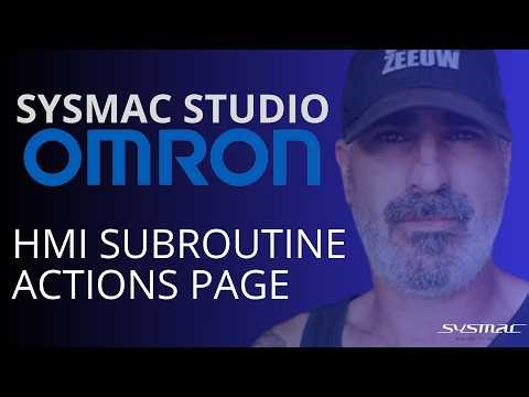 SYSMAC STUDIO SUBROUTINE EVENTS AND ACTIONS