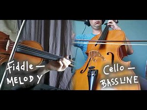 Folk cello and fiddle duet - Bear Dance