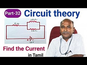 Find the current in series and parallel circuits in tamil