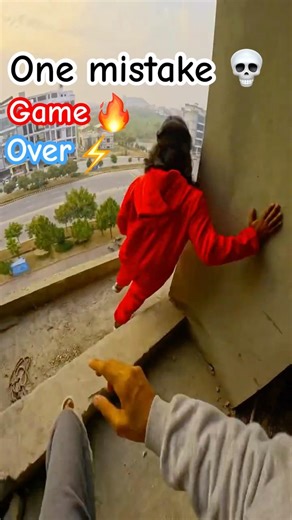 Not Normal POV: You Miss This Step...💀#rooftopparkour #rooftoprunning #rooftopgarden #freerunning