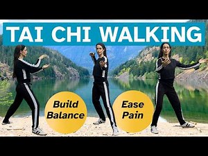 Full Body Tai Chi Walking Workout | Somatic Healing for Back Pain, Balance & Body Awareness