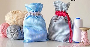Tutorial: Cómo hacer bolsitas de tela con costura francesa