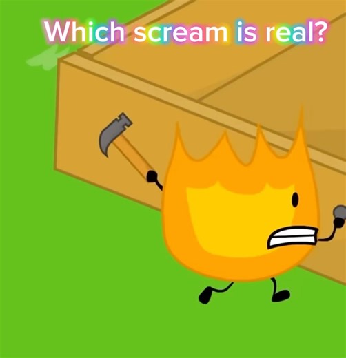 Which scream is real? #bfdi