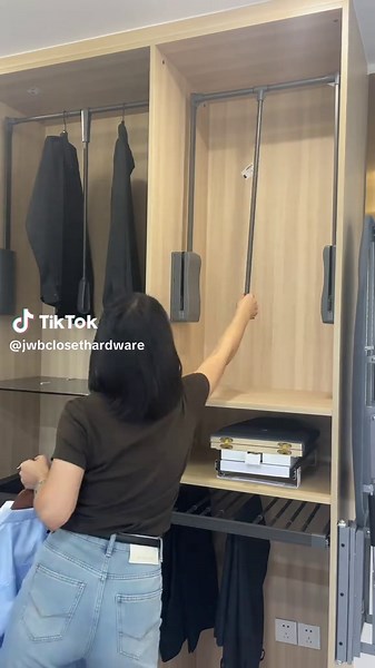 Small spaces. Big design impact. 🏡✨ Smart hardware makes organization effortless. #SmallSpaceDesign #ClosetHardware #StorageSolutions #JWBClosetHardware #StorageSolutions #ClosetDesign #WardrobeAccessories #SpaceSaving