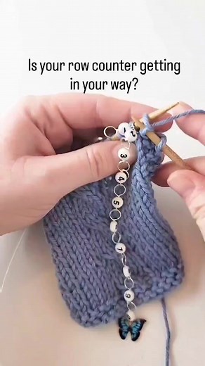 When I'm knitting a 4 row cable repeat, I only need a little bit of counting help. That's a job the shortie row counter is perfect for! Double tap if this would work perfect for you 😊 | Twice Sheared Sheep
