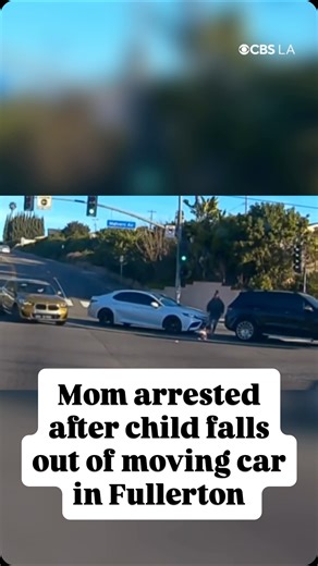 An Orange County woman was arrested after a viral video showed a baby falling from a moving car in Fullerton. Police say the 19-month-old child was injured but is expected to make a full recovery. After a witness came forward, investigators identified the child’s mother, who was arrested on felony child abuse charges. #child #fullerton #cbsnews #mother | CBS LA